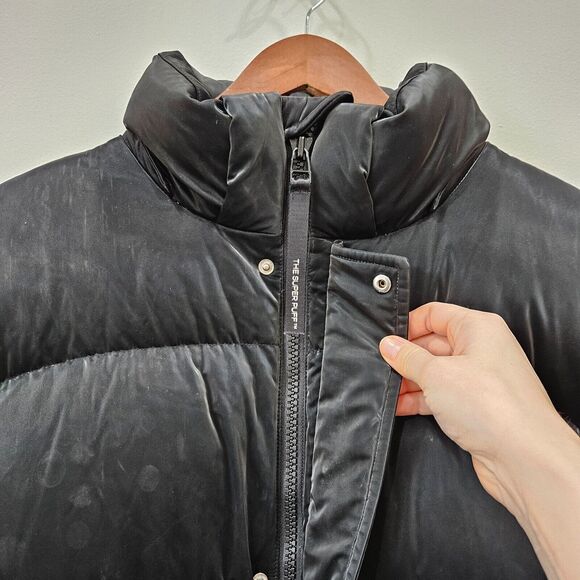 Aritzia Womens TNA Super Puff Shorty Down Puffer Jacket Plus Size 1X Black 700+ - Picture 4 of 16